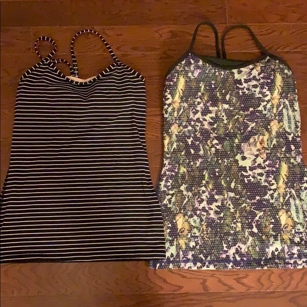 2 Lululemon Power Y Tanks; gently used